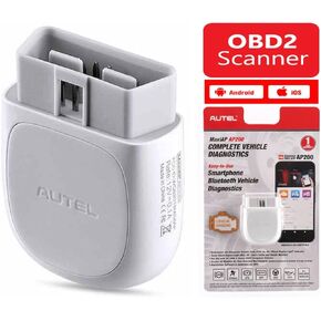Autel MaxiAP AP200 Obd2 Scanner Bluetooth 25 وظيفة خدمة أداة المسح التشخيصي التلقائي obdii iOS وAndroid قارئ رمز الأنظمة الكاملة نفس وظائف MK808 Advanced AL329 in Kuwait