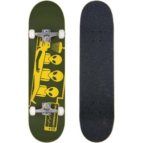 Alien Workshop Skateboard Complete Abduction Army 8.25" Assembled