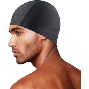 Swim Cap for Men Women Adult Lycra Fabric Swimming Cap Kids Comfprtable, Breathable, High Elasticity for Braids and Dreadlocks Long/Short Hair