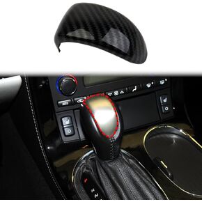 Carbon Fiber Style Automatic Gear Shift Head Cover Trim for 2006-2013 Chevy Corvette C6