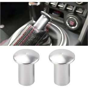 AICEL Turn Knob Drift Button, 2 Pcs E-Brake Handle Handbrake Emergency Cover, Hand Spin Turn Lever Knob Lock Button, Aluminum Replacement Car Accessories Compatible with GT86, FRS, BRZ