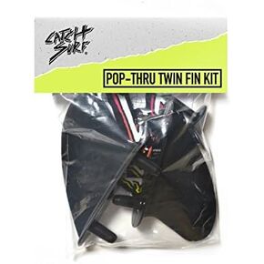 Catch Surf Twin Fin Kit- Popthru, Black
