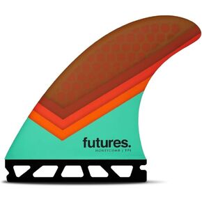 مجموعة زعانف لركوب الأمواج TP1 Hexcore Hexcore Teal/Orange من Future Fins in Kuwait