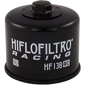 HiFloFiltro HF138 Black Standard Premium Oil Filter, Single