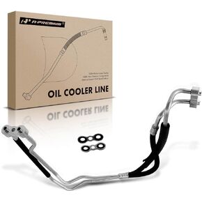 A-Premium Engine Oil Cooler Line Hose Assembly Compatible with Chevrolet S10 Blazer GMC S15 Jimmy Sonoma Syclone Typhoon Oldsmobile Bravada 4.3L 4WD