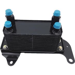 Oil Cooler Transmission Torque Converter Auto Heat Exchanger with Base for 2003-2009 Dodge RAM 2500 3500 Cummins Diesel 5.9L L6 68253200AA 68004317AA 5086946AA