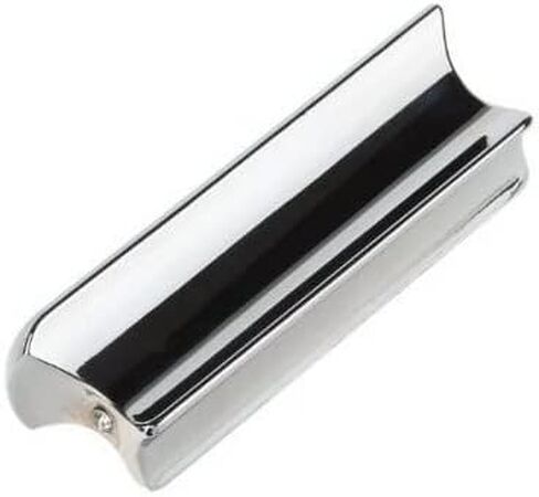 غيتار كهربائي هاواي من الفولاذ المقاوم للصدأ، جيتار باس، شريط منزلق، لون فضي (فضي) in Kuwait