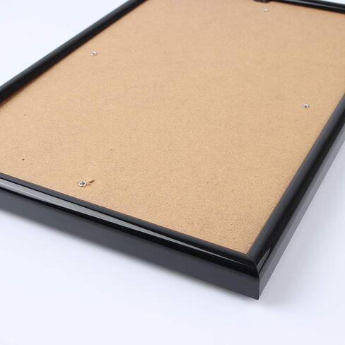 Muellery A4 شهادة وثيقة دبلوم إطارات الصور حامل عرض الحائط 8.5 × 11 بوصة 21 × 29.7 سم أسود TPTC43189 in Kuwait