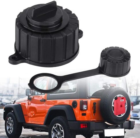 Akozon Gas Can Parts Kit Spout Screw Cap Stopper Cap Rear Vent Gasket Tether Cap(#1) in Saudi Arabia