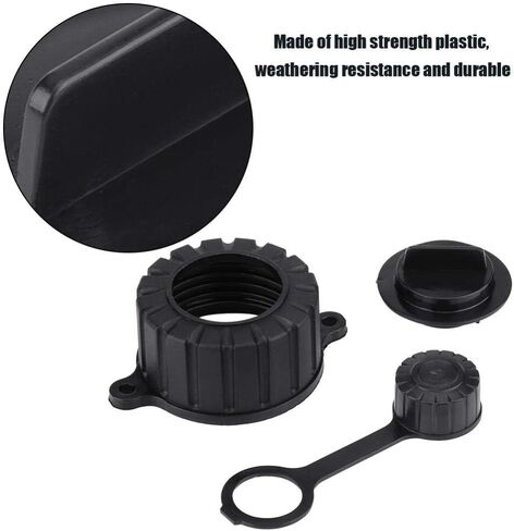 Akozon Gas Can Parts Kit Spout Screw Cap Stopper Cap Rear Vent Gasket Tether Cap(#1) in Saudi Arabia