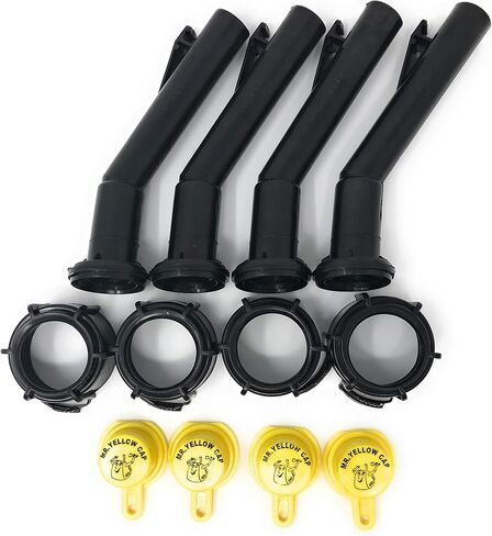 4 - Fuel Gas Can Jug Spouts Nozzles, Rings & Caps for Blitz Wedco Scepter Essence Midwest Eagle in Saudi Arabia