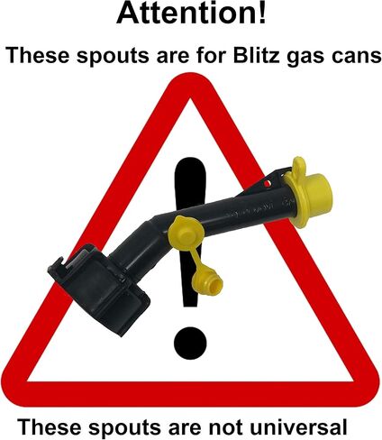 4 - Fuel Gas Can Jug Spouts Nozzles, Rings & Caps for Blitz Wedco Scepter Essence Midwest Eagle in Saudi Arabia
