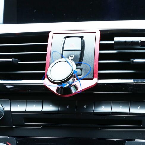 LLKUANG لسيارات BMW 3 4 Series M3 M4 F30 F31 F32 F33 F34 F36 F80 F82 F83 حامل الهاتف الخلوي الدوار 360 درجة حامل الهاتف المحمول أسود (مغناطيس) (أسود) in Saudi Arabia