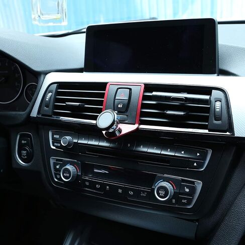 LLKUANG لسيارات BMW 3 4 Series M3 M4 F30 F31 F32 F33 F34 F36 F80 F82 F83 حامل الهاتف الخلوي الدوار 360 درجة حامل الهاتف المحمول أسود (مغناطيس) (أسود) in Saudi Arabia