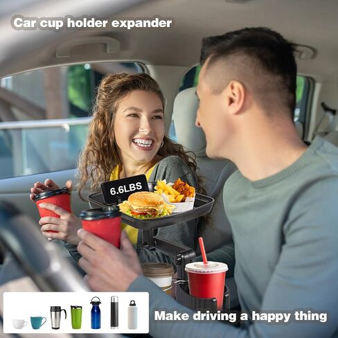 حامل أكواب السيارة قابل للحمل، حامل أكواب المشروبات المتوسع لحامل أكواب السيارة، حامل الهاتف، صينية طعام السيارة لتناول الطعام لجميع الأغراض، حامل أكواب السيارة للشاحنة، الوجبات الخفيفة، منظم فرنسي، ملحقات رحلة الطريق in Kuwait