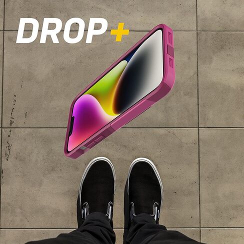 حزمة OtterBox iPhone 14 Plus: حافظة سلسلة Commuter (لا تكن أزرق) وواقي شاشة مضاد للميكروبات من زجاج ألفا in Kuwait