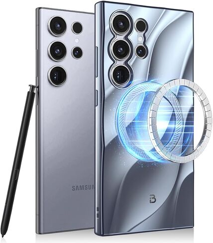 حافظة i-Blason Radiance لهاتف Samsung Galaxy S24 Ultra، [قلم S ومتوافق مع الشحن اللاسلكي] [مضادة لبصمات الأصابع] حافظة واقية رفيعة غير لامعة مضادة للخدش [حماية من الدرجة العسكرية] (أزرق) in Saudi Arabia