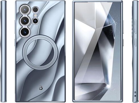 حافظة i-Blason Radiance لهاتف Samsung Galaxy S24 Ultra، [قلم S ومتوافق مع الشحن اللاسلكي] [مضادة لبصمات الأصابع] حافظة واقية رفيعة غير لامعة مضادة للخدش [حماية من الدرجة العسكرية] (أزرق) in Saudi Arabia
