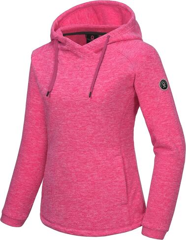Little Donkey Andy Womens Winter Warm Polar Fleece Pullover Hoodie Lightweight Thermal Sweatshirts Running Hiking in Saudi Arabia
