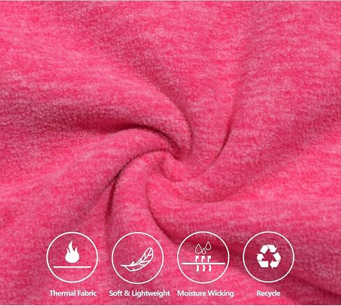 Little Donkey Andy Womens Winter Warm Polar Fleece Pullover Hoodie Lightweight Thermal Sweatshirts Running Hiking in Saudi Arabia