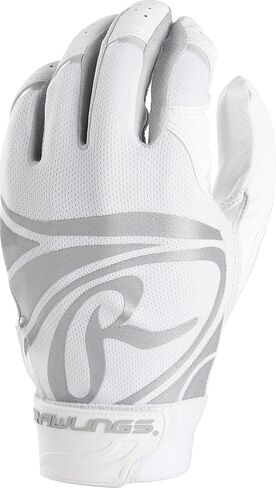 Rawlings | Storm | Fastpitch Softball Batting Gloves | Adult | White in Saudi Arabia