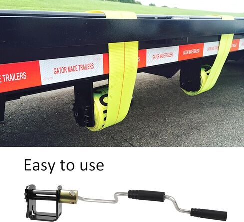 لفاف الحزام للشاحنة المسطحة، بكرة يدوية للفاف اللف، لفاف ونش من الفولاذ المقاوم للصدأ لأشرطة الونش in Kuwait