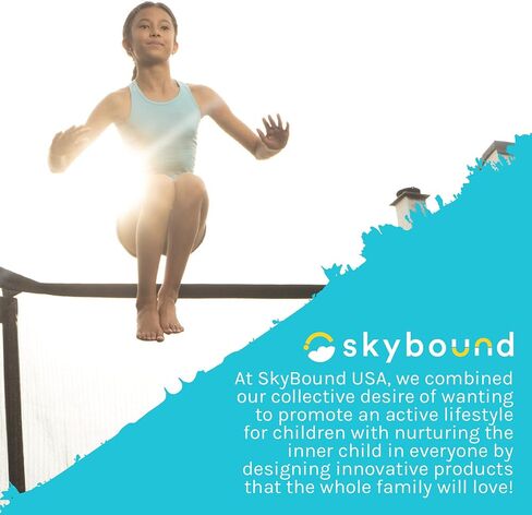 قبعات عمود الترامبولين ذات النمط المثبت بمسامير من SkyBound (نمط يتم التعامل معه ومثبت بمسامير)، حامل شبكة أمان للترامبولين، 1 و1.26 بوصة، مجموعة من 6 قطع in Saudi Arabia