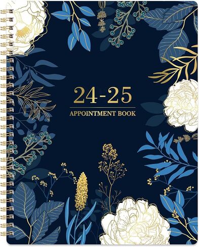 2024-2025 Appointment Book - Weekly Appointment Book 2024-2025, Jul 2024 - Jun 2025, 2024-2025 Planner, 8" x 10", Daily/Hourly Planner 2024-2025 wtih Tabs, Half Hour (30 Mins) Interval, Lay-Flat in Saudi Arabia