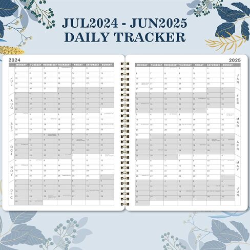 2024-2025 Appointment Book - Weekly Appointment Book 2024-2025, Jul 2024 - Jun 2025, 2024-2025 Planner, 8" x 10", Daily/Hourly Planner 2024-2025 wtih Tabs, Half Hour (30 Mins) Interval, Lay-Flat in Saudi Arabia
