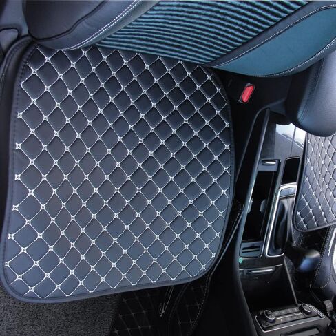 تشتمل الأغطية السفلية لمقعد السيارة المصنوعة من جلد البولي يوريثان على زوج واحد من وسادة مقعد السائق الأمامي وغطاء مقعد خلفي واحد خط أحمر على خلفية سوداء in Kuwait