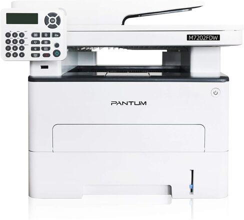 Pantum M7202FDW الكل في واحد طابعة ليزر ناسخة ماسحة فاكس، سرعة طباعة ونسخ عالية، طباعة تلقائية على الوجهين، مع إمكانيات لاسلكية وإيثرنت وUSB (V2W81B) in Kuwait