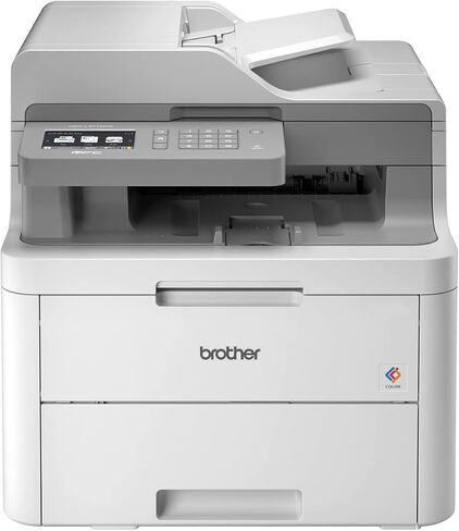 Brother MFC-L3710CW طابعة ليزر ملونة رقمية LED الكل في واحد، بيضاء - طباعة نسخة وفاكس المسح الضوئي - 600 × 2400 نقطة في البوصة، شاشة لمس LCD 3.7 بوصة، 19 صفحة في الدقيقة، 8.5 × 14، 50 ورقة ADF، 250 ورقة in Saudi Arabia