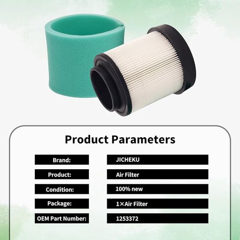 1253372 Air Filter Compatible with Polaris Trail-Boss 325, Trail-Boss 330, Magnum 325, Magnum 330, Trail-Blazer 330,2004 2005 Polaris ATP 330 in Kuwait