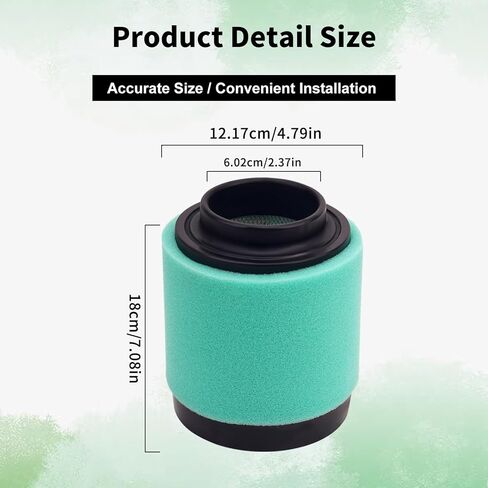 1253372 Air Filter Compatible with Polaris Trail-Boss 325, Trail-Boss 330, Magnum 325, Magnum 330, Trail-Blazer 330,2004 2005 Polaris ATP 330 in Kuwait