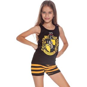 Harry Potter All House Crest Cotton Tank Top Pajama Short Set by Intimo