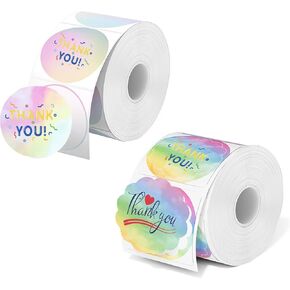 M110 Thermal Labels, 1.57''x1.18'' (40x30mm) Thermal Sticker Labels,460pcs Label Paper, Multi-Purpose Square Self-Adhesive Lable Compatible with M110/M221/M220/M120/M200 Address Labels (2 Rolls)