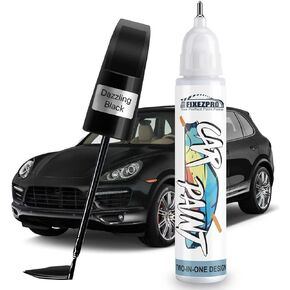 Black Touch Up Paint for Cars, Car Paint Scratch Repair Pen, Color Accurate Automotive Paint Quick and Easy Fix Vehicles Chip Rim Scuff Repair