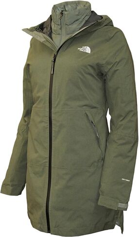 THE NORTH FACE Women’s ThermoBall Eco Triclimate Long Jacket (US, Alpha, X-Large, Regular, Regular, Tnf Medium Grey Heather) in Saudi Arabia