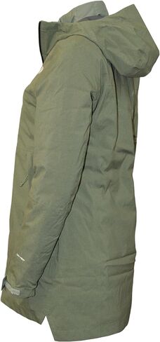 THE NORTH FACE Women’s ThermoBall Eco Triclimate Long Jacket (US, Alpha, X-Large, Regular, Regular, Tnf Medium Grey Heather) in Saudi Arabia