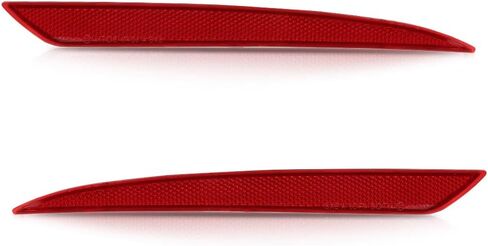 G-PLUS Rear Bumper Reflector Tail Brake Stop Lamp Driver and Passenger Side Compatible with Toyota RAV4 2006-2012 TO2831102, TO2830102 Red in Kuwait