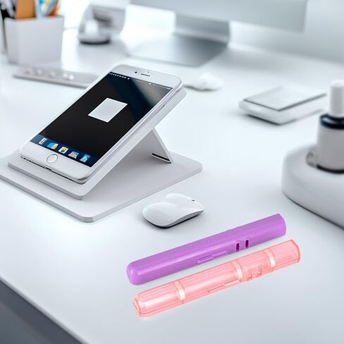 LOSN Compact Travel Insulin Prefilled Syringe Case for Diabetes - Solid Purple and Solid Green in Kuwait