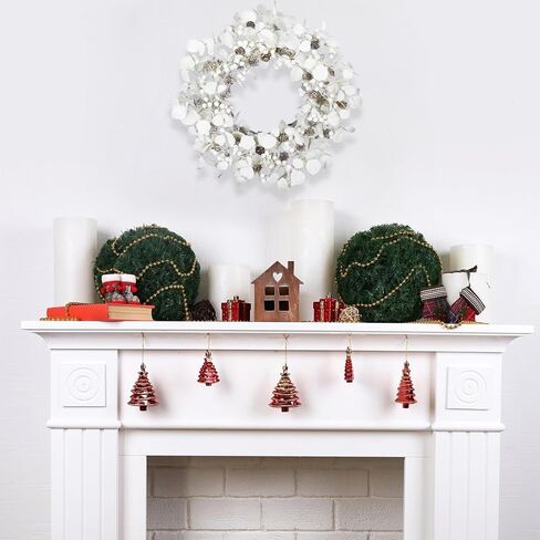Pearl White Pip Berry Wreath for Front Door, 20 Inch Winter Wreaths Wall Hanging Outdoor, Farmhouse, Porch, for Spring Summer Fall All Seasons Holiday Halloween Christmas Decorations in Saudi Arabia