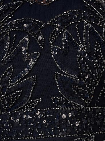Adrianna Papell Women's Beaded Column Long Dress in Saudi Arabia