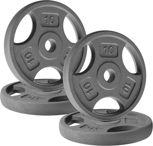 Yes4All 1 Inch Grip Cast Iron Weight Plates for Dumbbells – Standard Weight Plates in Saudi Arabia
