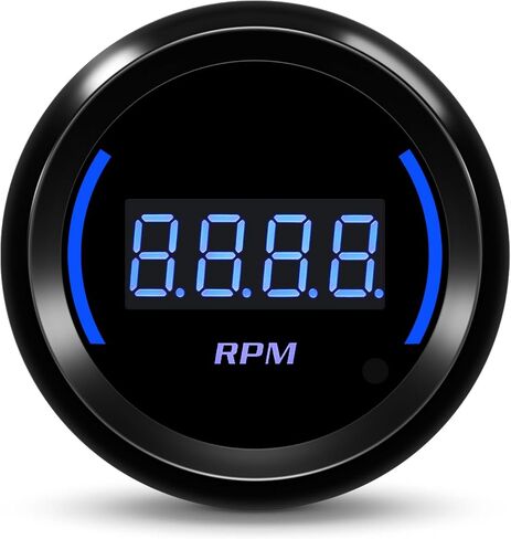 ARTILAURA 2 بوصة 52 ملم مقياس درجة حرارة الماء 104-300 فهرنهايت رقمي أزرق مجموعة قياس درجة حرارة الماء مع مستشعر للسيارات العالمية 12 فولت in Kuwait