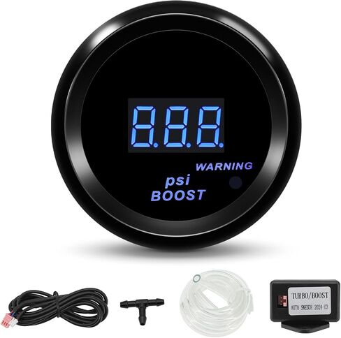 ARTILAURA 2" 52mm Water Temperature Gauge 104-300 F Fahrenheit Digital Blue Water Temp Gauge Kit with Sensor for 12V Universal Car Auto in Saudi Arabia
