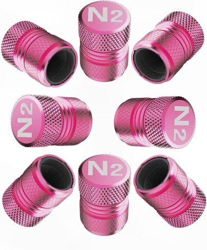 Tire Valve Stem Caps for Car Tires Air Caps Cover 8 Pack Corrosion Resistant Premium Alloy Leak-Proof Universal for SUV Truck Motorcycle Bike Red in Saudi Arabia
