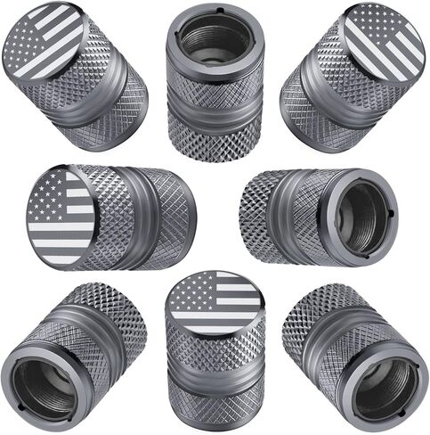 Tire Valve Stem Caps for Car Tires Air Caps Cover 8 Pack Corrosion Resistant Premium Alloy Leak-Proof Universal for SUV Truck Motorcycle Bike Red in Saudi Arabia