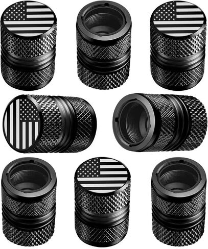 Tire Valve Stem Caps for Car Tires Air Caps Cover 8 Pack Corrosion Resistant Premium Alloy Leak-Proof Universal for SUV Truck Motorcycle Bike Red in Saudi Arabia