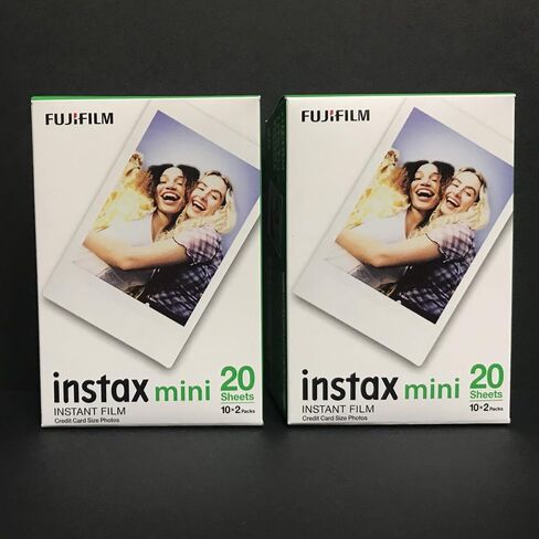 Fujifilm INSTAX Mini Instant Film (White) For Fujifilm Mini 8 & Mini 9 Cameras w/ Microfiber Cloth by Quality Photo (100 Film Sheets) in Saudi Arabia